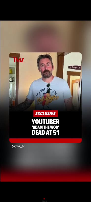 Rip to adam the woo rip to him 🙏 🕊 🕯 ⚰️ 🪦 12/24/25