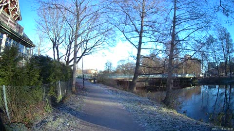 Testar Sportkameran. Hagastrand. Örebro 18 Nov. 2025