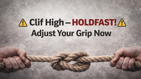 ⚠️ Clif High – HOLDFAST! Adjust Your Grip Now ⚠️