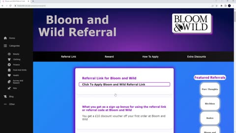 Bloom and Wild Referral Code - How To