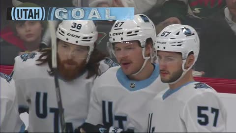 🔥 HAYTON LIGHTS THE LAMP! 🔥 Utah strikes first in Minnesota! #UtahHockey