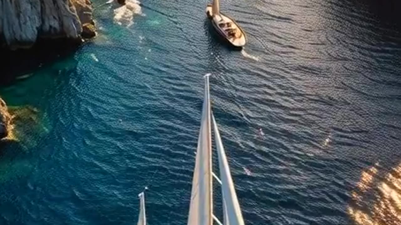 The video is made with AI, it may be artificial.