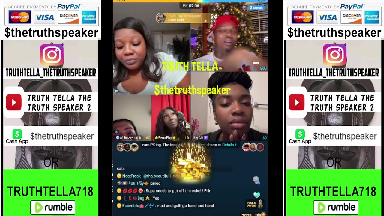 QUEEN TOMIKAY TEAM PK WITH DAREALSUPABIHH, WHITEBOYMAJ, SHENANIGANS, BIG CHI & SWEETS2HAVE PT. 2