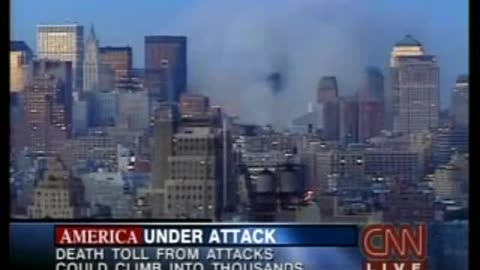 911 WTC 7 Aftermath Debris Pile Removal 500 - 530 am Sept 12 CNN (7)