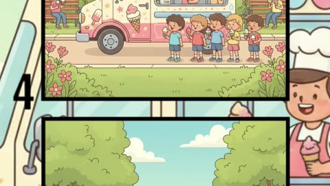 Ice Cream Truck 🍦 | Spot the Differences Challenge