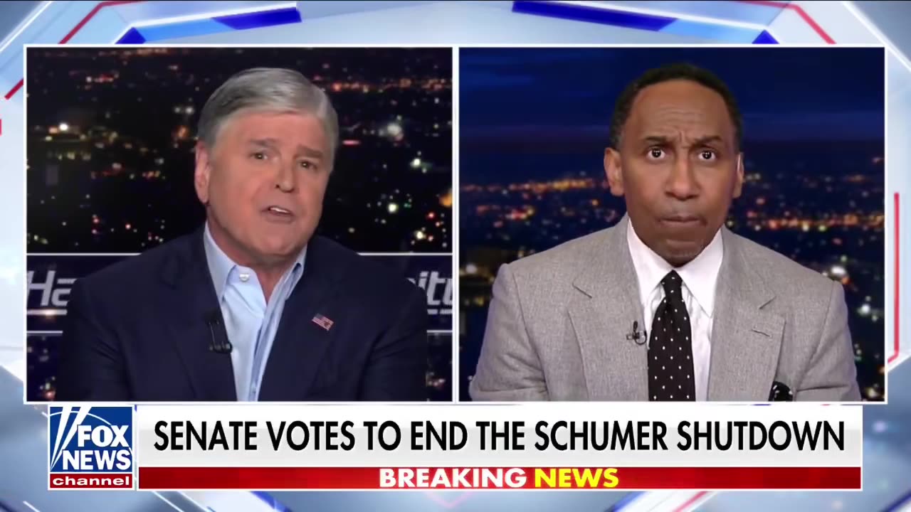 Hannity and Smith Argue Over Government Shutdown