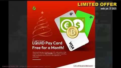 LIQUID PAY - NEXT 30 DAYS FREE VISA HYBRID CRYPTO FIAT PLATINUM DEBIT CARD - TOP TEAM ROB BUSER