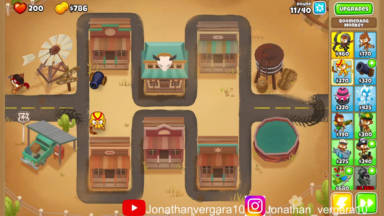 bloons tower defense gameplay