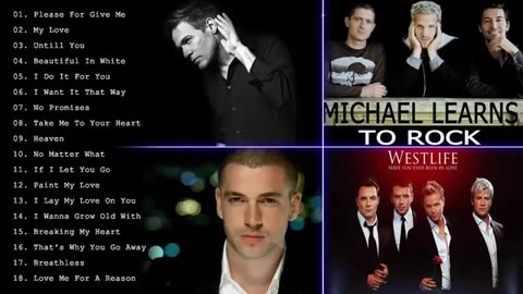 Bryan Adams, Westlife, Shayne Ward, Boyzone, MLTR, Backstreet Boys Best Love Songs Ever - Mix