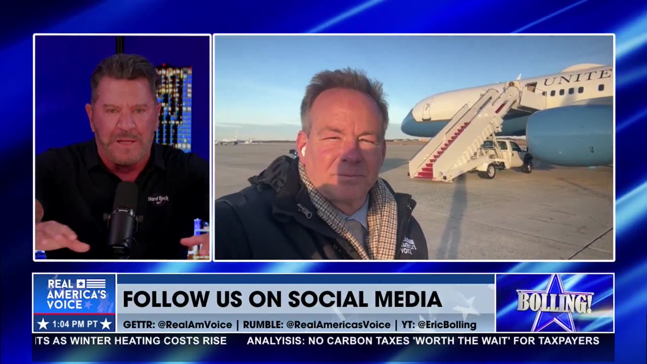 BRIAN GLENN AT AIR FORCE ONE