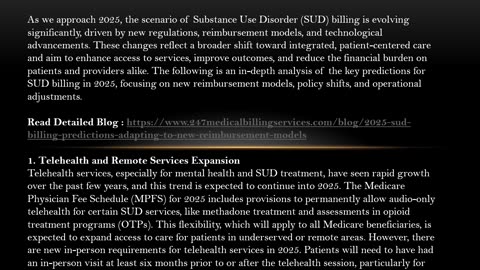 2025 SUD Billing Predictions: Adapting to New Reimbursement Models