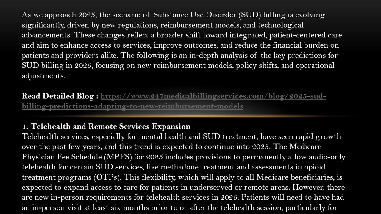 2025 SUD Billing Predictions: Adapting to New Reimbursement Models
