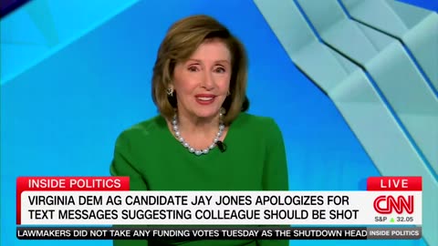 Nancy Pelosi contradicts herself when asked Jay Johnson's horrific comments