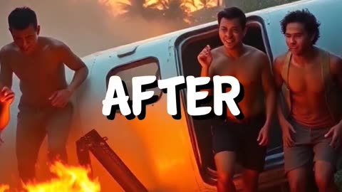 Airplane Crashes Upon Landing