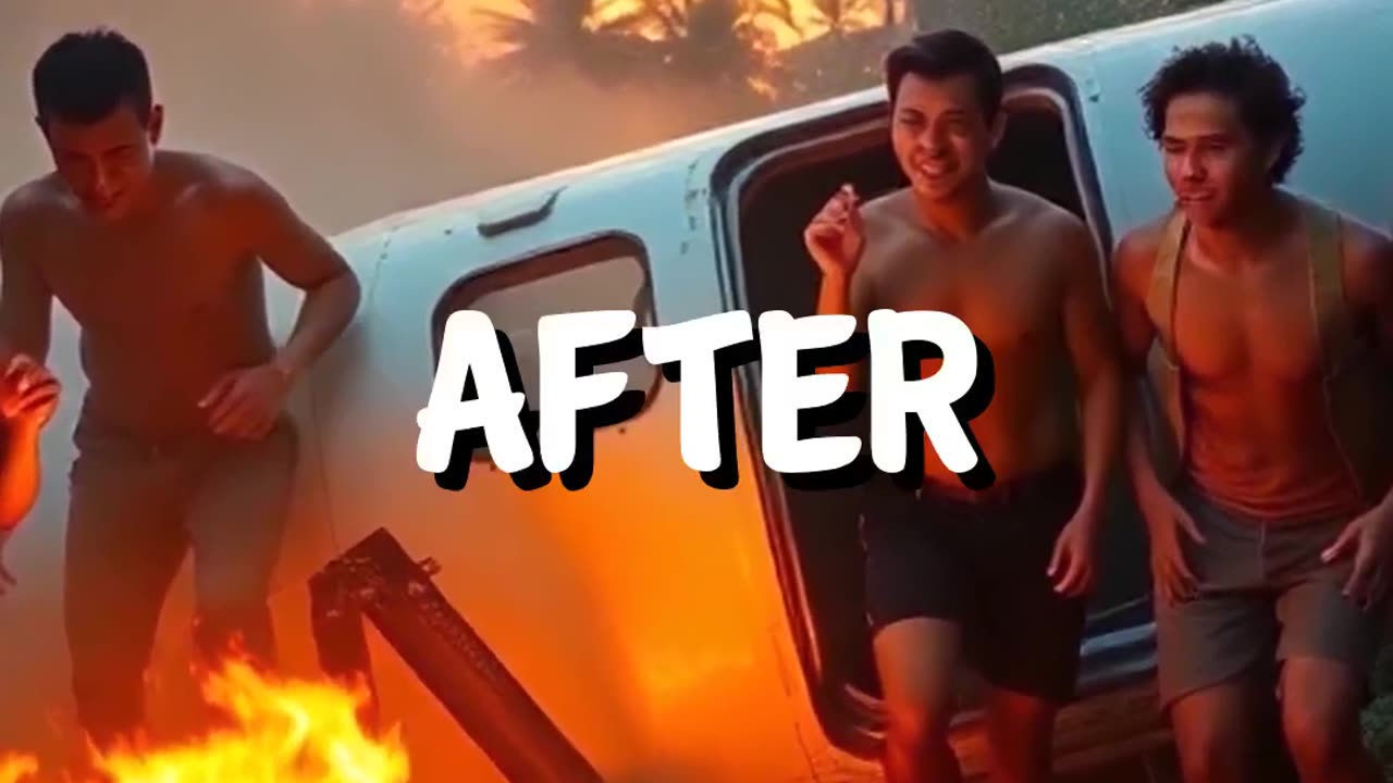 Airplane Crashes Upon Landing