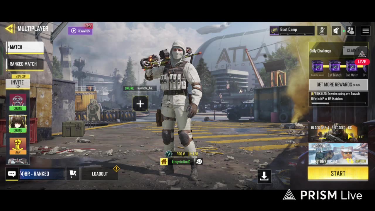 Live CODM Call Of Duty Mobile Rank Pushed