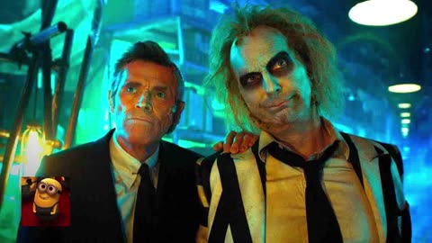 Beetlejuice Beetlejuice (2024) - Wolf Hardballer vs. Beetlejuice Scene