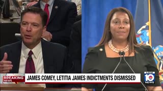Judge dismisses cases against Comey and Letitia James