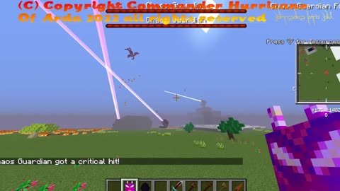 Minecraft Mob Battle Witherstorm vs chaos guardian