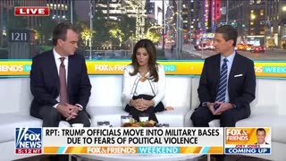 Trump officials move onto military bases as political violence hits 'fever pitch'