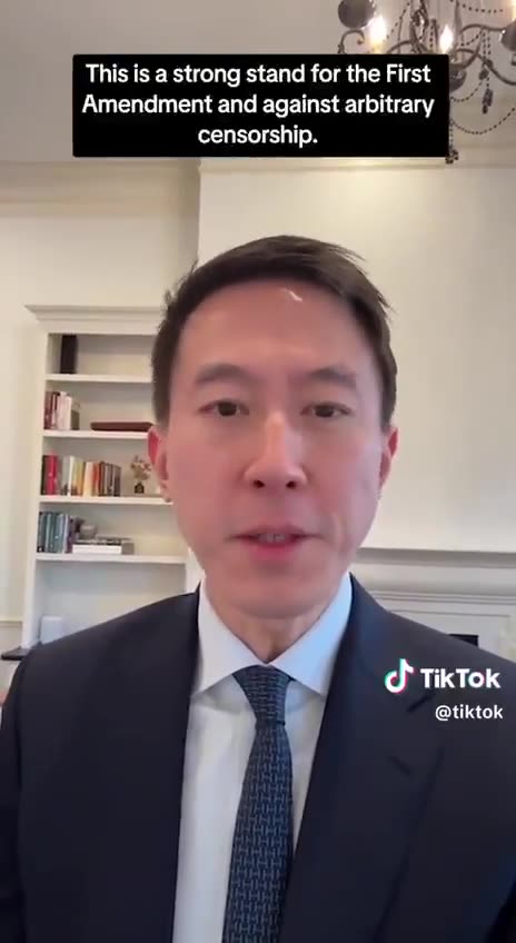 TikTok CEO Shou Zi Chew thanks President Trump for working to find a solution to keep TikTok available in the US.
