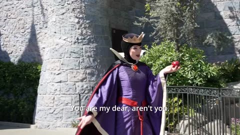 The Iconic Viral Evil Queen Dominates Disneyland!
