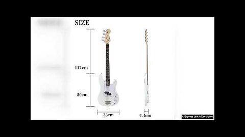 IRIN 4 Strings Electric Bass Guitar 20 Frets Basswood Body Maple Neck Review