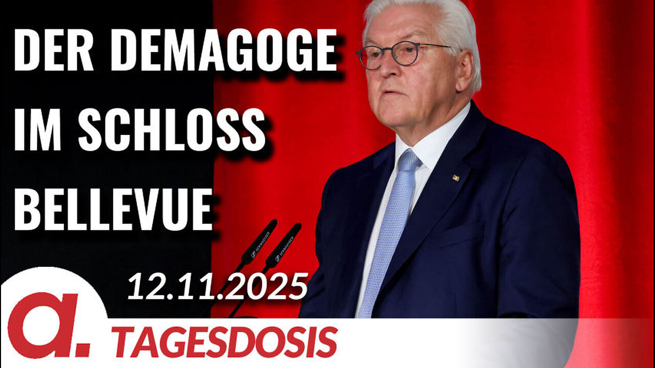 Der Demagoge im Schloss Bellevue | Von Tilo Gräser