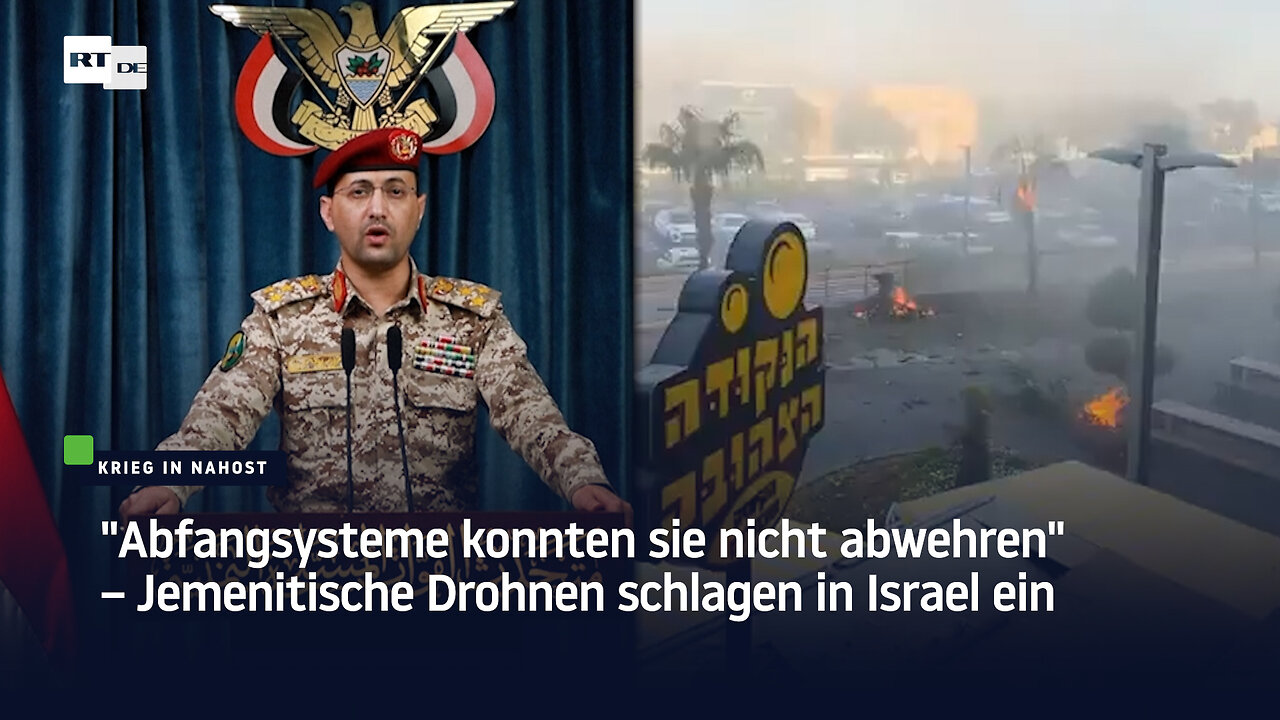 "Abfangsysteme konnten sie nicht abwehren" – Jemenitische Drohnen schlagen in Israel ein