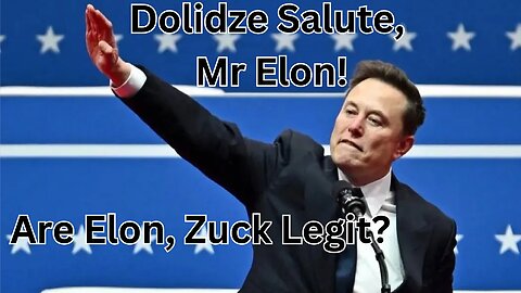 Elon's Roman Salute. Are The Tech Bros Really On Your Side? General Ambivalence In Politics.