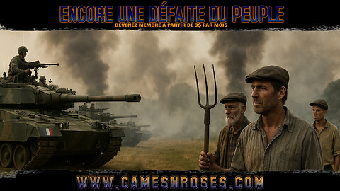 ENCORE UNE DÉFAITE DU PEUPLE