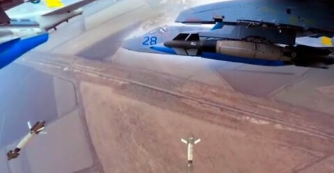 In first, Ukrainian Su-25 fighter jet struck Russian positions with French-made AASM-250 Hammer bomb