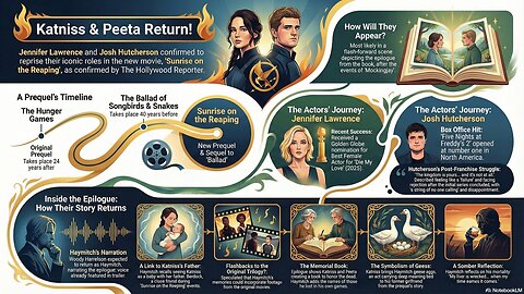 Jennifer Lawrence And Josh Hutcherson Return To The Hunger Games