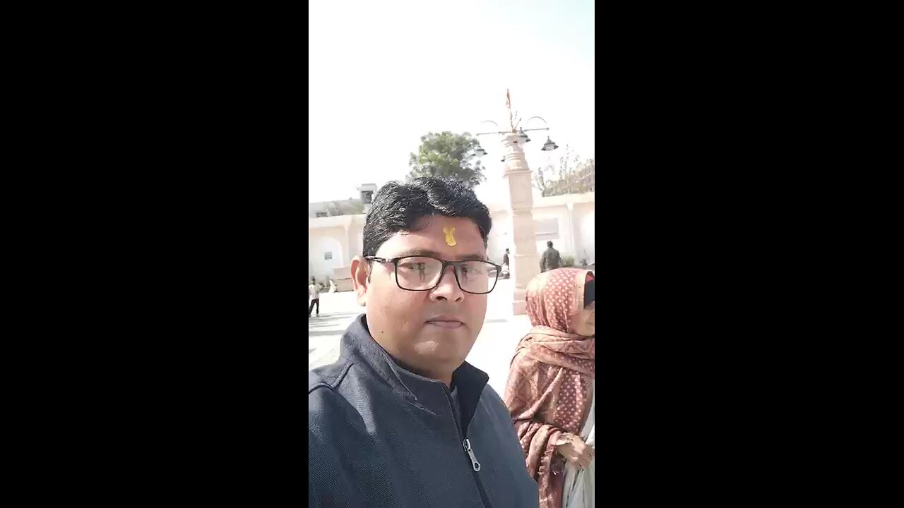 Ram Mandir with family