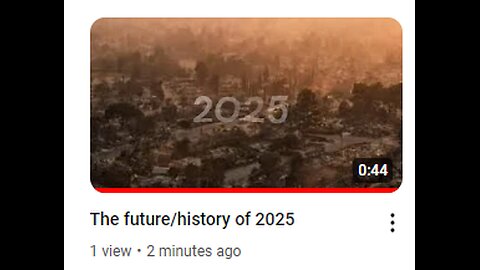 The future/history of 2025