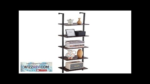 VEVOR Industrial Square Pipe Shelf 5 Tier 15.6x11.8in Wall-Mount for Bedroom Review