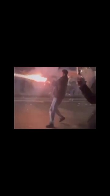 Degenerate Migrants In Milan, Italy Attack Firefighters With Fireworks As They Try To Put Out A Fire