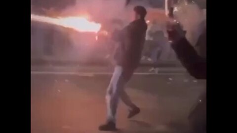 Degenerate Migrants In Milan, Italy Attack Firefighters With Fireworks As They Try To Put Out A Fire