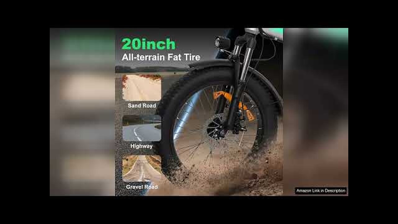 Electric Bike for Adults with 800W Peak Motor 20.8Ah Removable Battery Review