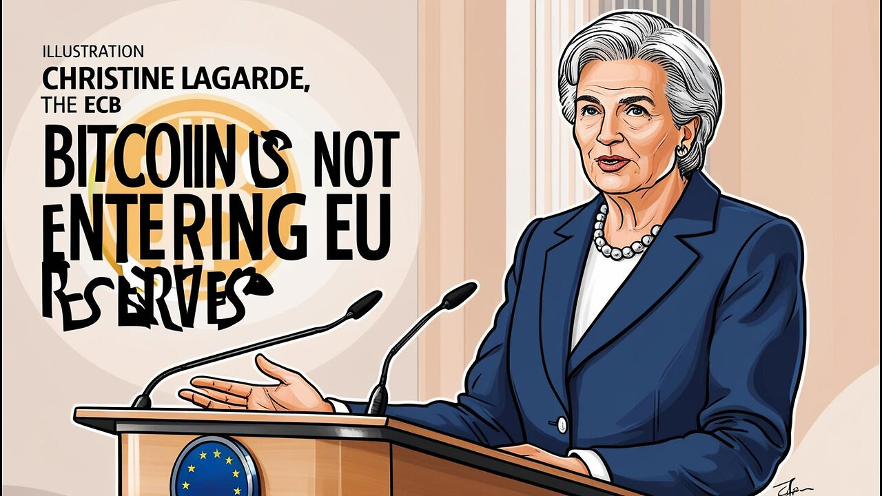 ECB PRESIDENT CHRISTINE LAGARDE SAID THAT SHE IS „CONFIDENT BITCOIN WON‘T ENTER RESERVES IN EU!“ ❌