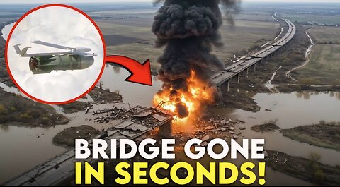 Devastation! Watch Russia’s Strike CRUSH Ukrainian Bridge!