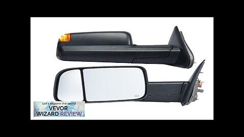 VEVOR Towing Mirrors Left & Right Pair Set for 2002-2008 Dodge Ram Review