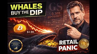 Bitcoin Whales Grab $4.7B in the Dip as Ethereum Breaks Below $2K and Goldman Sinks Deeper