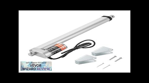 VEVOR Linear Actuator 12V 12Inch 0.55"/s High Speed 220lbs/1000N IP54 Protection Review