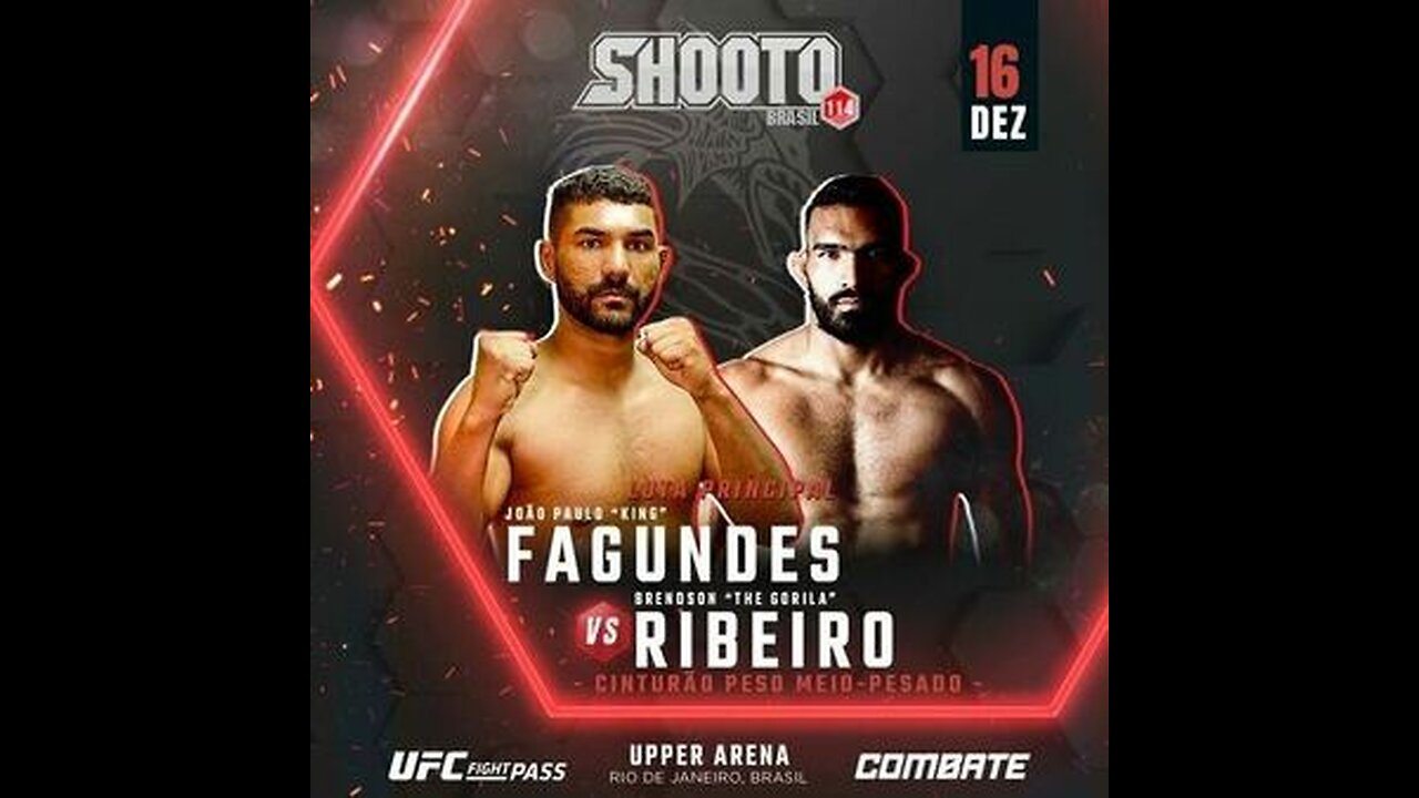 Shooto Brazil 114 - Dec 16 2022 - Upper Arena, Rio de Janeiro