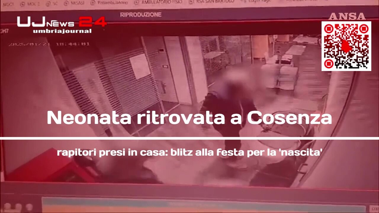 Neonata ritrovata a Cosenza rapitori presi in casa_ blitz alla festa per la 'nascita'