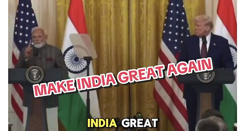 TRUMP MAKE INDIA GREAT AGAIN!