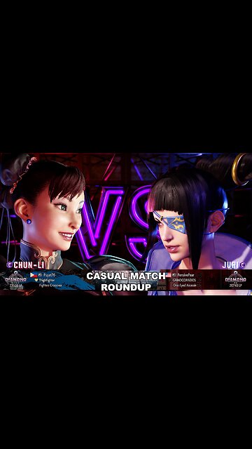 Kuya Kalbo SF6 Casual Match Roundup. Chun Li 4 star Diamond Rank [Hori Fight Stick]