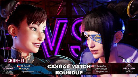 Kuya Kalbo SF6 Casual Match Roundup. Chun Li 4 star Diamond Rank [Hori Fight Stick]