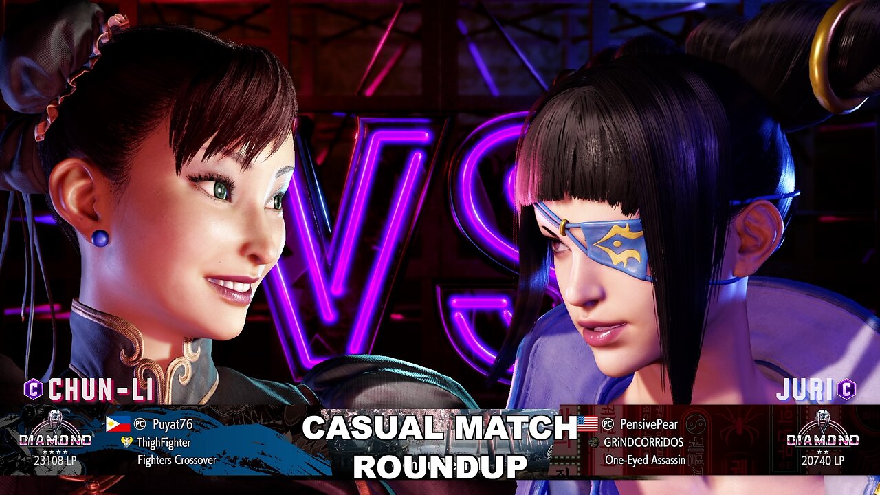 Kuya Kalbo SF6 Casual Match Roundup. Chun Li 4 star Diamond Rank [Hori Fight Stick]